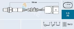 SONDA LAMBDA FAE 75037 06A906262BR VAG - Sondy lambda - miniaturka - grafika 1