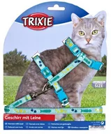 Szelki dla kotów - Trixie TRIXIE Szelki dla kociąt z motywem |Dwie saszetki karmy Happy Cat GRATIS! - miniaturka - grafika 1