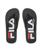 Klapki i japonki damskie - Fila Japonki Troy Zeppa Slipper Wmn FFW0271.80010 Czarny - miniaturka - grafika 1