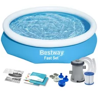 Baseny ogrodowe - Bestway basen 244 × 61 cm Fast set 57450 - miniaturka - grafika 1