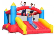 Place zabaw - Dmuchany zamek Happy Hop ze zjeżdżalnią trampolina - miniaturka - grafika 1