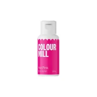 Dodatki do ciast w proszku - Barwnik olejowy RÓŻOWY - Hot Pink Colour Mill, 20 ml - miniaturka - grafika 1
