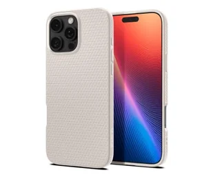 Etui SPIGEN Liquid Air do Apple iPhone 16 Pro Max Beżowy - Etui i futerały do telefonów - miniaturka - grafika 2