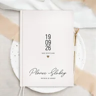 Kalendarze - PLANER ślubny personalizowany niezbędnik Pary Młodej Klasyczna Elegancja - miniaturka - grafika 1