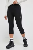 Spodnie sportowe damskie - Icebreaker legginsy funkcyjne Fastray kolor czarny - miniaturka - grafika 1