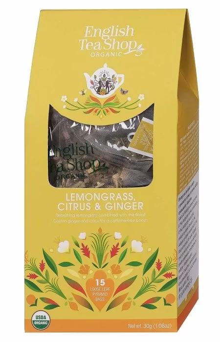 Ziołowa herbata English Tea Shop Lemongras Citrus & Ginger 15x2g