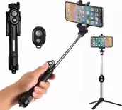 Selfie stick - RoGer Selfie Stick + Tripod Stand with Bluetooth Remote Control - miniaturka - grafika 1