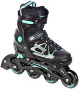 Rolki - Rolki Regulowane Raven Spirit Black/Mint 37-40 - miniaturka - grafika 1