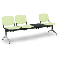 Inne meble biurowe - Euroseat Plastikowa ławka Smile, 3-siedzenia + stolik 300346 - miniaturka - grafika 1