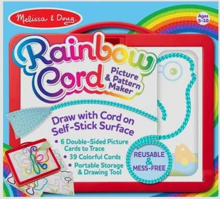 Melissa&Doug Tęczowy sznurek - Kreator obrazów - - Zabawki kreatywne - miniaturka - grafika 2