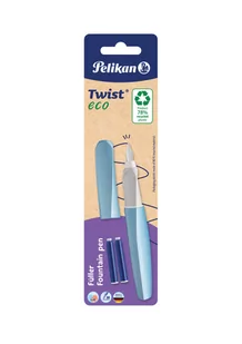 Pióro wieczne Pelikan Twist eco P457 m + 2 naboje - Przybory szkolne - miniaturka - grafika 1