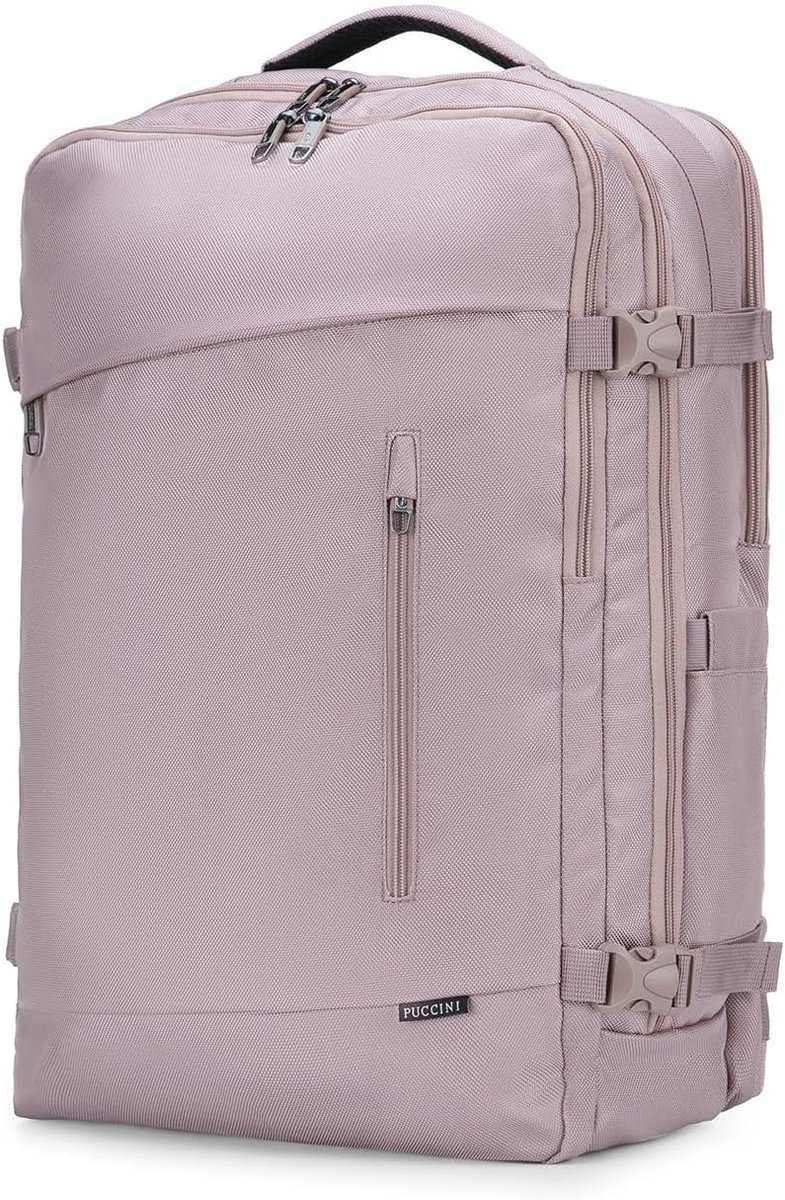 PUCCINI Easy Pack plecak podręczny do Ryanair, plecak podróżny, torba kabinowa, samolot, torba podróżna dla mężczyzn i kobiet, plecak wielofunkcyjny