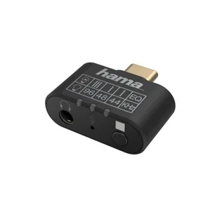 Hama Audio USB-C Jack 3,5 mm + Mikrofon | - Adaptery i przejściówki - miniaturka - grafika 1