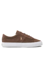 Trampki męskie - Polo Ralph Lauren Tenisówki Sayer 816877721005 Brązowy - miniaturka - grafika 1