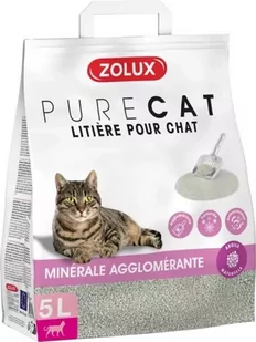 Zolux PureCat Żwirek mineralny zbrylający zapachowy antybakteryjny 5L - Żwirek dla kotów Zolux PureCat Żwirek mineralny zbrylający zapachowy antybakteryjny 5L - Żwirek dla kotów - miniaturka - grafika 1
