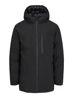 Kurtki męskie - Bestseller A/S Męska kurtka parka Jcopayne, czarny, XL - miniaturka - grafika 1