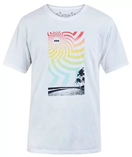 Hurley Męska koszula M Evd WSH Tripical Ss biały biały S CZ6045 - Koszule męskie - miniaturka - grafika 1
