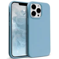 Etui i futerały do telefonów - Crong Color Cover Etui Silikonowe do iPhone 13 Pro Max (Błękitny) CRG-COLR-IP1367-LBLU - miniaturka - grafika 1