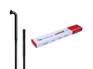 Szprychy CNSPOKE DB454 2.0-1.8-2.0 stal nierdzewna 268mm czarne + nyple 144szt. - Koła rowerowe - miniaturka - grafika 1