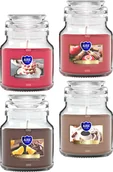 Świece - ZESTAW Świeca zapachowa w słoiku BISPOL Aura 28H MIX "2" "ŚWIĄTECZNY" 4szt. - miniaturka - grafika 1