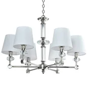 Lampy sufitowe - Cosmo Light Lampa wisząca DOHA P06285WH NI P06285WH NI - miniaturka - grafika 1