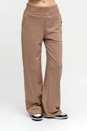 Spodnie sportowe damskie - Spodnie dresowe szerokie ,,cindi'' beżowe - miniaturka - grafika 1