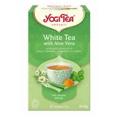 Herbata - Herbata WHITE TEA Herbata biała z aloesem BIO 17 torebek Yogi Tea - miniaturka - grafika 1