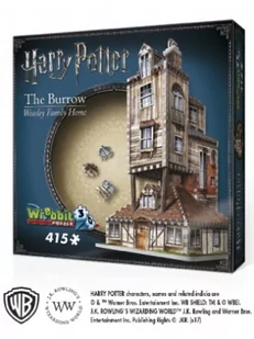 Wrebbit Puzzles Puzzle 3DThe Burrow Weasley Family Home - Puzzle - miniaturka - grafika 3