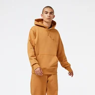 Bluzy męskie - Bluza męska New Balance MT23565TOB  pomarańczowa - miniaturka - grafika 1