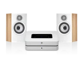 Zestawy stereo - Bluesound POWERNODE (biały) + 607 S3 (dąb) - miniaturka - grafika 1