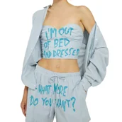 Bluzki damskie - Gorset Guess Young Contemporary bluzka paski-S - miniaturka - grafika 1