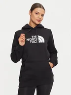 Bluzy damskie - The North Face Bluza Drew Peak NF0A89EH Czarny Regular Fit - miniaturka - grafika 1