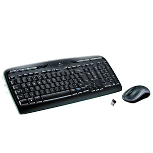 Logitech Wireless Combo MK330 klawiatura USB QWERTY Hiszpański Czarny, Szary - Klawiatury - miniaturka - grafika 1