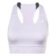 Biustonosze - Reebok Damski biustonosz sportowy, fioletowy Oasis, M - miniaturka - grafika 1