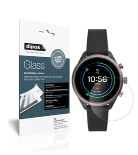 2x Fossil Sport Smartwatch folia ochronna matowa - 9H dipos Glass folia pancerna - Akcesoria do smartwatchy - miniaturka - grafika 1