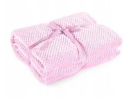 Koce - Różowy koc z mikrowłókna DecoKing Henry, 220x240 cm - miniaturka - grafika 1