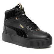 Sneakersy damskie - Sneakersy Puma Karmen Rebelle Mid Wtr 387624 03 Puma Black/Puma Black/Puma Gold - miniaturka - grafika 1