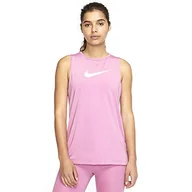 Koszulki i topy damskie - Nike damska koszulka w Np Tank Essential Swoosh purpurowy Magic Flamingo/Barely Rose X-L - miniaturka - grafika 1