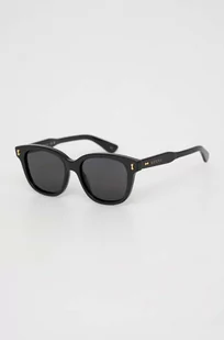 Gucci okulary przeciwsłoneczne męskie kolor czarny - Okulary przeciwsłoneczne - miniaturka - grafika 1