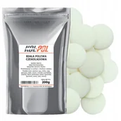 Dodatki do ciast w proszku - POLEWA CZEKOLADOWA BIAŁA 200g Do rozpuszczania Krążki do deserów Kol-Pol - miniaturka - grafika 1