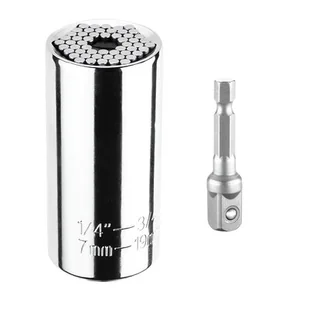 Nasadka uniwersalna 7-19 mm, 1/4"-3/4", GRAPHITE 55H224 - Klucze i nasadki - miniaturka - grafika 1