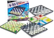 Gry planszowe - Zestwa gier 4w1  szachy, warcaby magnetyczne, chińczyk, węże i drabiny - miniaturka - grafika 1
