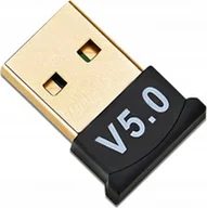 Adaptery i przejściówki - . ADAPTER BLUETOOTH USB A2DP UNIWERSALNY PRZEJŚCIÓWKA CZARNY V5 - miniaturka - grafika 1