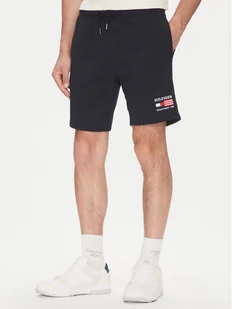 Tommy Hilfiger Szorty sportowe American MW0MW39862 Granatowy Regular Fit - Spodenki męskie - miniaturka - grafika 1