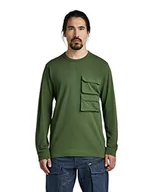 Koszulki męskie - G-STAR RAW Męski T-Shirt, zielony (dk nuri Green C336-3476), M - miniaturka - grafika 1