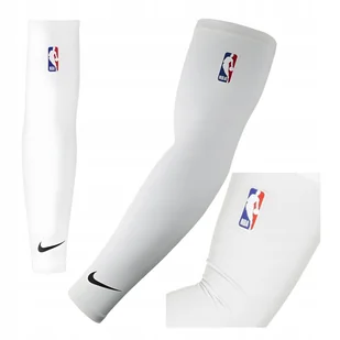 Rękawy Nike NBA 2.0 Roz. S/M Białe DRI-FIT Wsparcie Mięśni Ochrona Suchość - Pozostała odzież dla rowerzystów Rękawy Nike NBA 2.0 Roz. S/M Białe DRI-FIT Wsparcie Mięśni Ochrona Suchość - Pozostała odzież dla rowerzystów - miniaturka - grafika 1