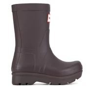 Kalosze damskie - Kalosze Hunter HFW-009 Bordowy - miniaturka - grafika 1