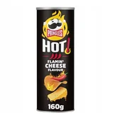 Chipsy - PRINGLES CHIPSY HOT! CHEESE  Flavour  160G - miniaturka - grafika 1