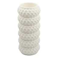 Wazony i flakony - Wazon Flakon na kwiaty suszone, sztuczne lub LEGO - Biały OKOS 16,5cm - miniaturka - grafika 1