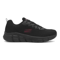 Buty sportowe męskie - Obuwie sportowe Skechers BOBS B FLEX 118106 BBK - miniaturka - grafika 1